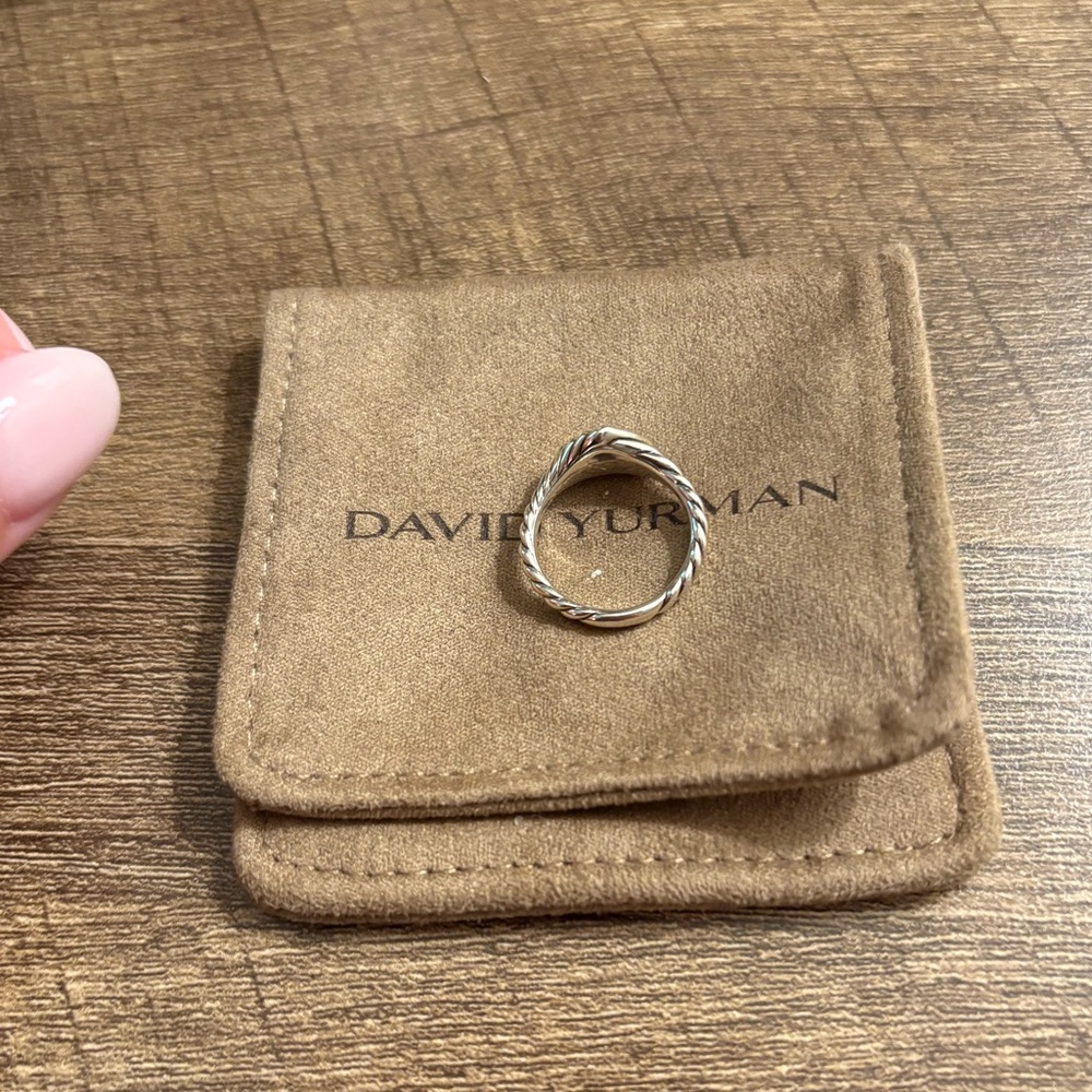 David yurman cable heart pinky ring size 4.5 - Picture 5 of 9
